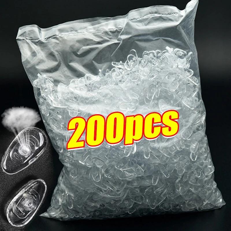 DIY Air Chamber Clear Oval Eyeglass Nose Bracket Silicone Nose Pads Eyewear Bracket Anti-drop Sunglasses Glasses Accessories