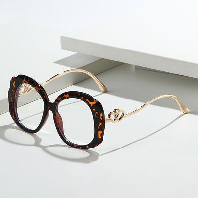Hochwertige Brillenrahmen Schmetterlingsform Anti-Blaulicht Damen-Rahmenbrillen Mode Stilvoller Glasrahmen