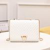 Women's bag new fashion simple small bag women's fashion trendy chain oblique span small square bag embroidery thread shoulder women's bag