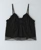 Hauseuobeupondeu Sheer Layering Bustier_Black