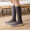 Warm Floor Plush Socks Sleeping Winter Stocking Knitted Knee High Socks  Unisex