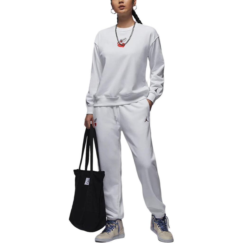 Jordan Brooklyn Fleece Sweatshirt Women's White HV9371-100