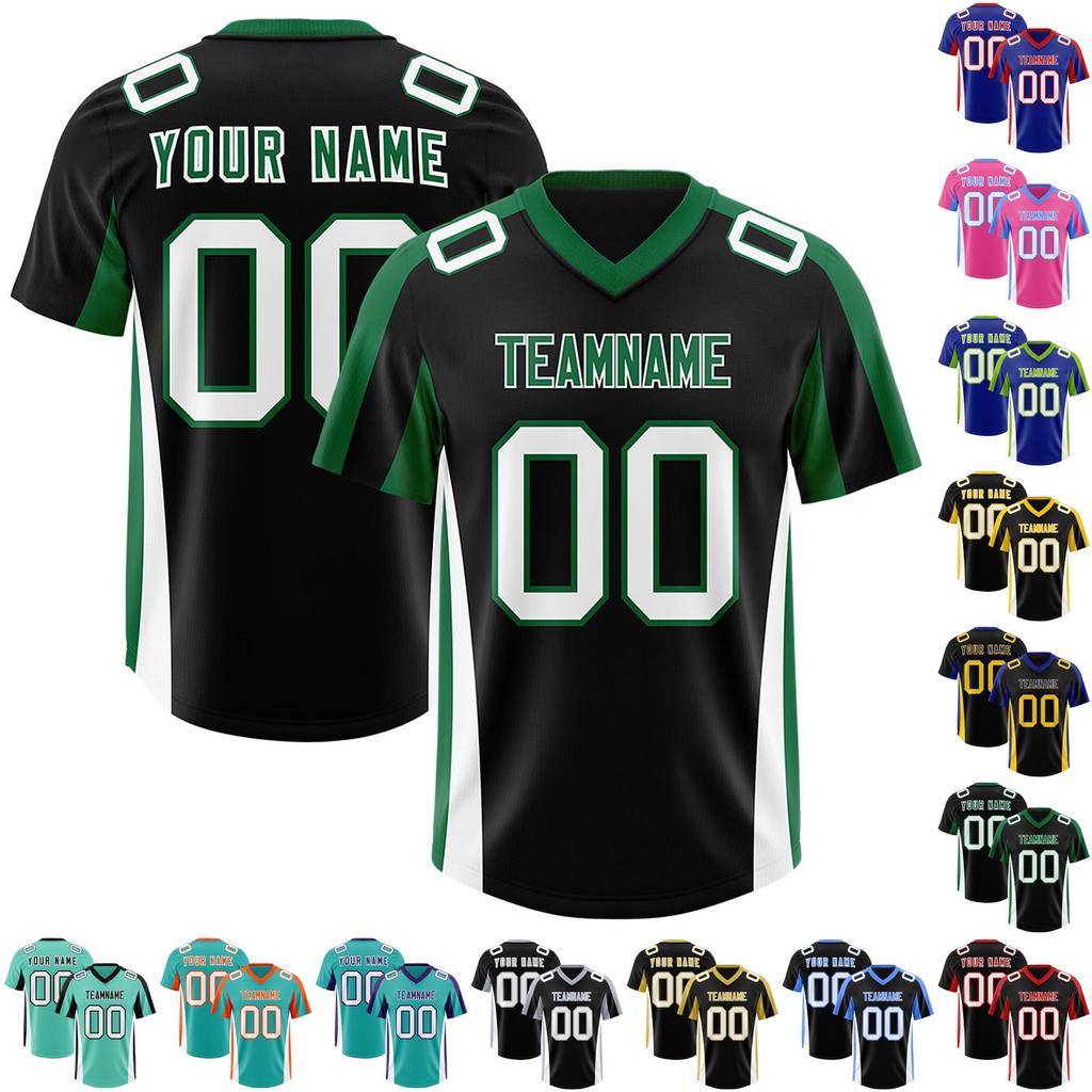 Maglie da calcio personalizzate Nome e numero della squadra stampati personalizzati Uniforme sportiva per uomini, donne e giovani