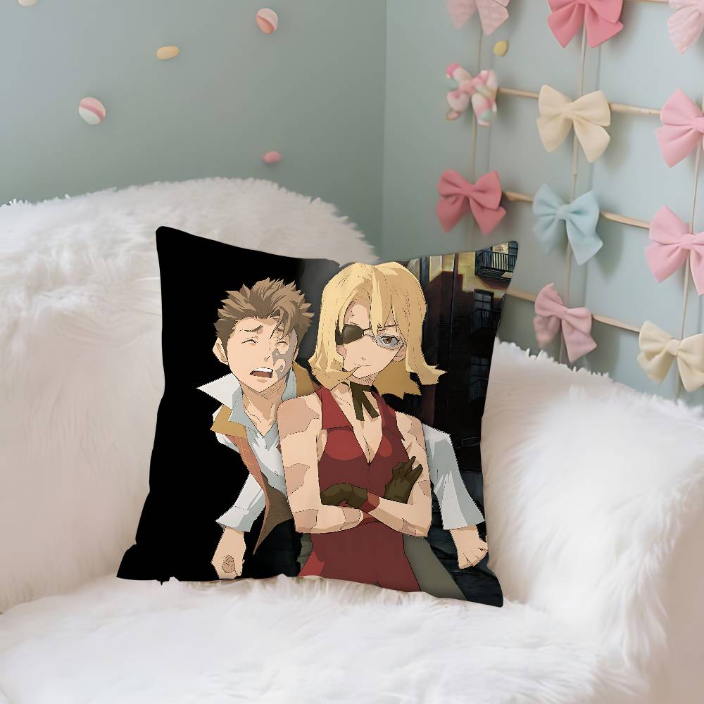 Baccano Anime Pillow Case Throw Pillow Cover Nordic Vintage Style Cushion Covers Home Living Room Sofa Couch Seat