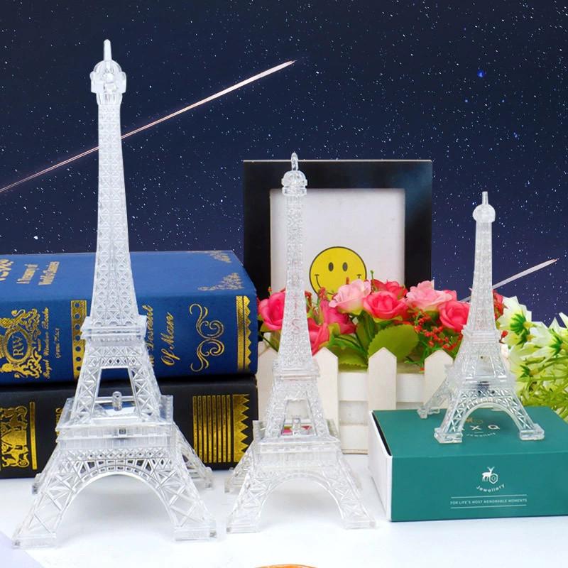 Tower Eiffel Night Light Color Changing Led Lamp For Bedroom Gifts Lighting