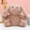 Elephant And Rabbit Plush Doll With Luminous Breathing Design For Childrens Comfort And Play