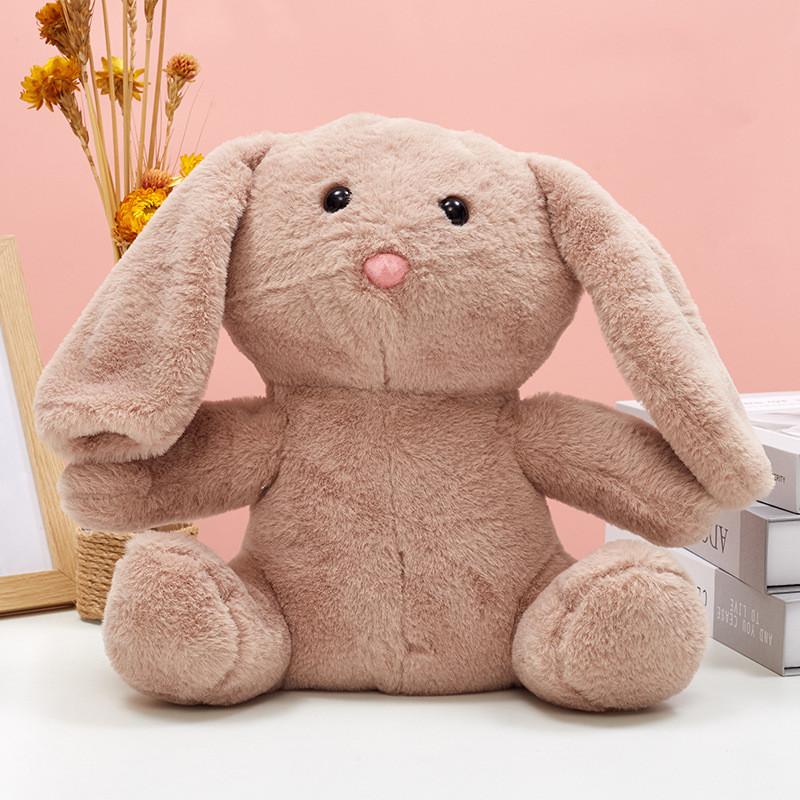 Elephant And Rabbit Plush Doll With Luminous Breathing Design For Childrens Comfort And Play