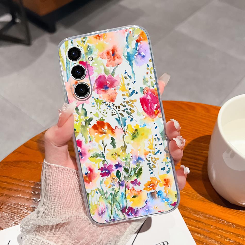 For Samsung Galaxy S24 Plus Ultra Phone Case Creative Soft TPU Silicone Clear Anti Drop Special Back Cover For Samsung S 24 Capa