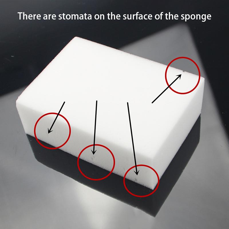 100 Pcs/Lot Melamine Sponge Magic Sponge Eraser Melamine Cleaner for Kitchen Office Bathroom Home Nano Cleaning Sponges 10x6x1cm