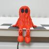 3D Printed Ornament with Moving Joints Ghost Shape Statue Crack-resistant PLA Material Decoration Halloween Gift