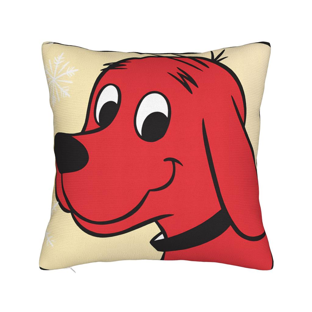 C-Clifford the Big Red Dog Pillow Case Novelty Pillow Cover Soft Pillowcases For Chair Sofa Home Decor