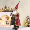 40/60cm Seated Santa Figurine Standing Posture Santa Claus Ornament  Christmas Home Decor
