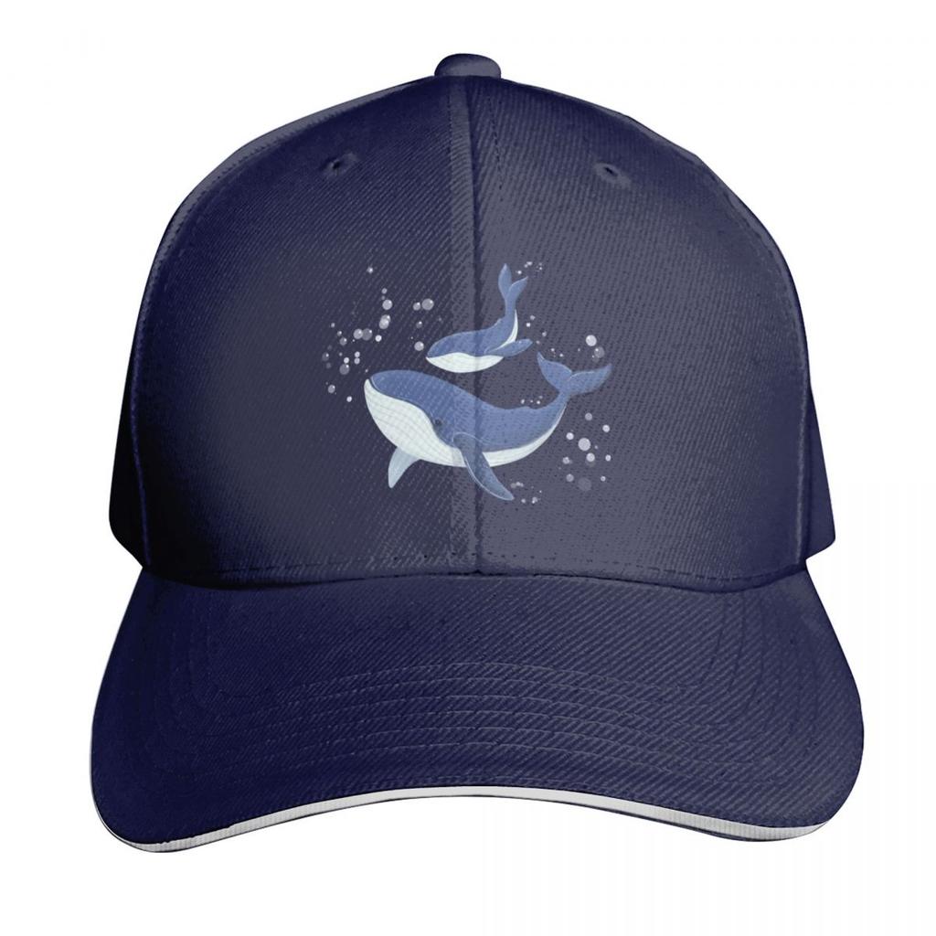 Whale Under the Sea Baseball Cap New In The Hat hats on offer sun caps Beach Womens Beach Outlet Unisexs