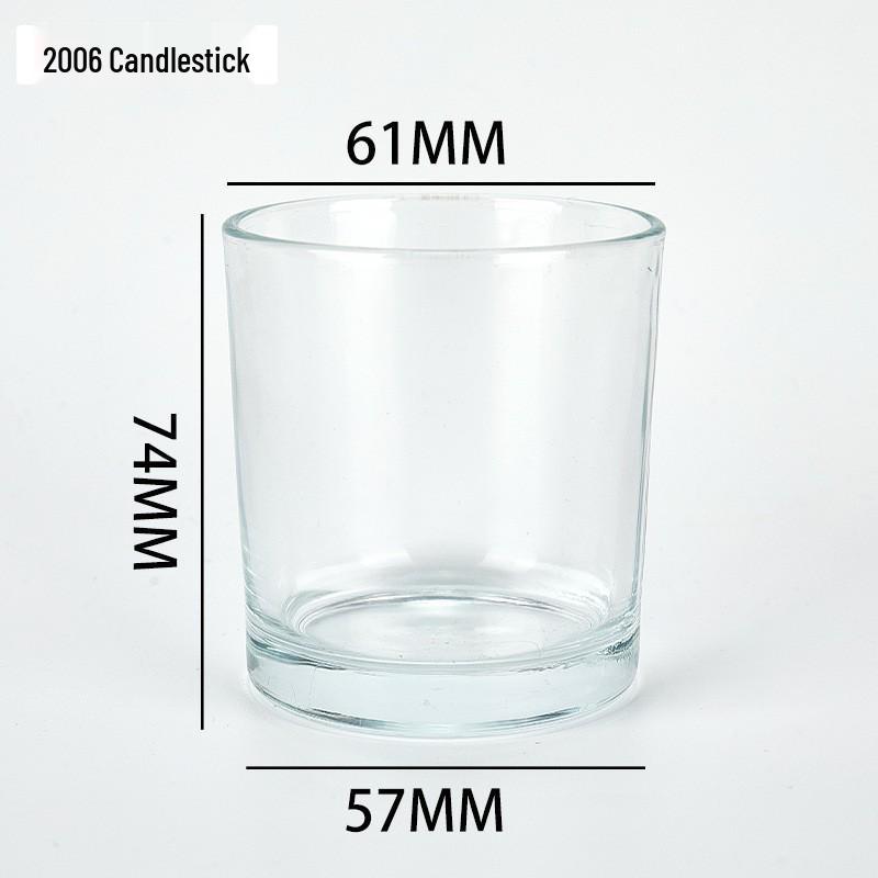 Creative Transparent Glass Candle Holder