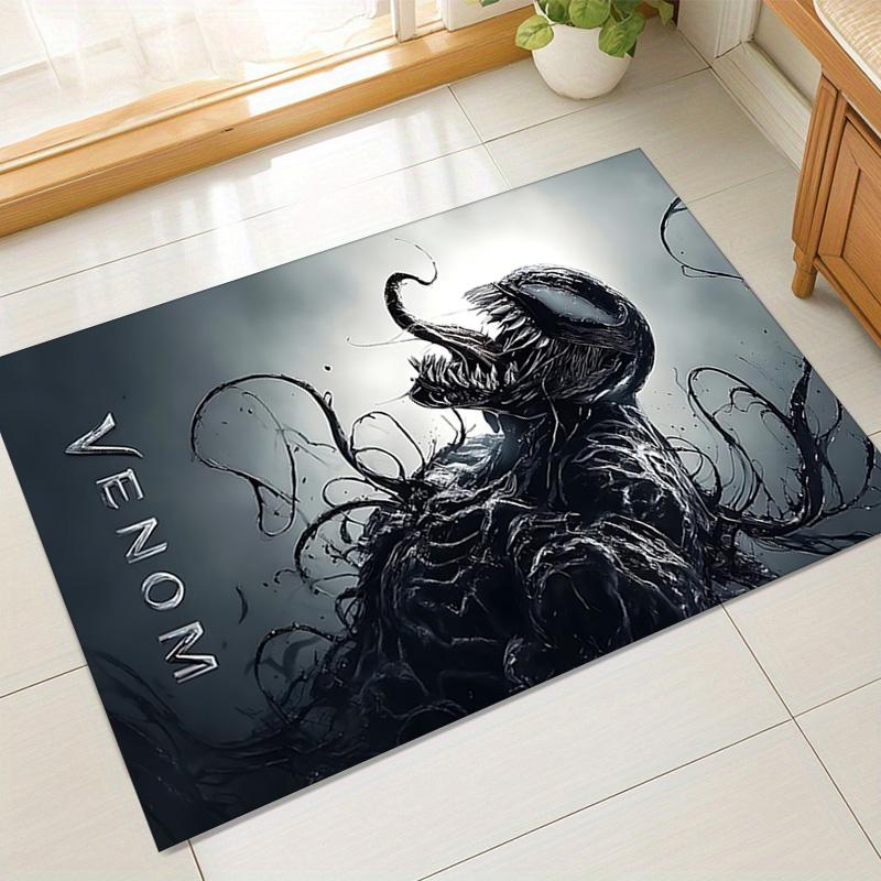1pc Venom Cityscape Carpet for Playroom Bedroom Living Room Sofa Home Decor,kids Game Area Rug Non-slip Floor Mat Y82660