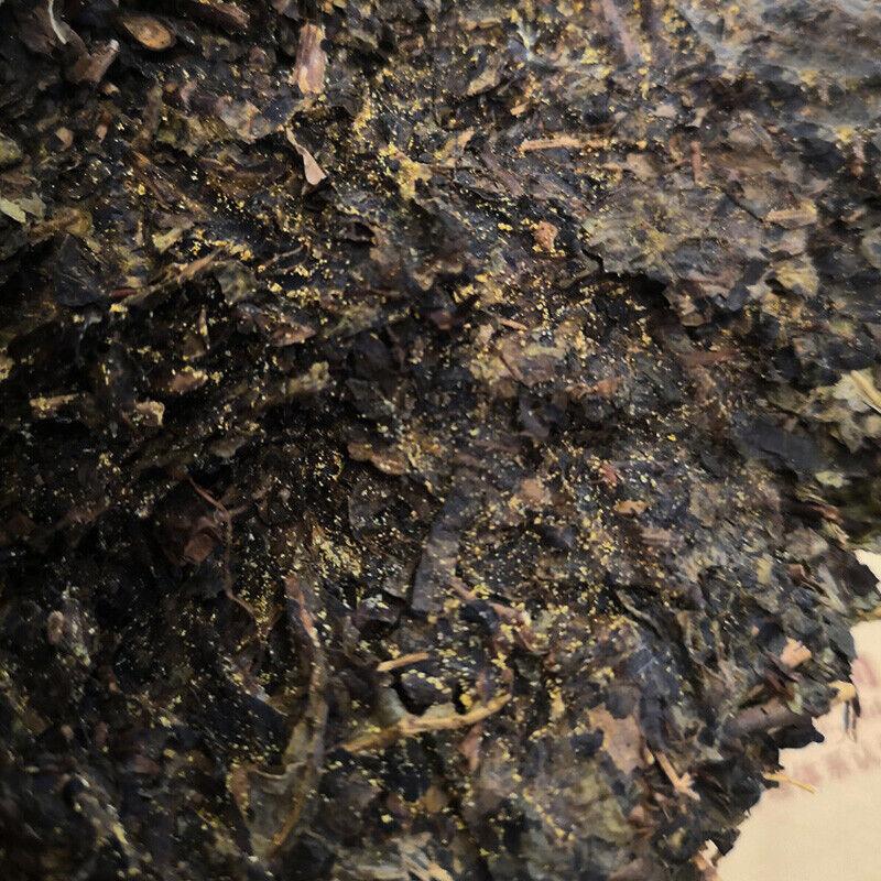 Anhua Baishaxi Koyu Çay, Altın Çiçek ile Koyu Çay Fu Cha Fu Tuğla 300g HEI CHA