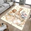 1PC Giraffe Elephant Non-Slip Floor Carpet, Office, Family, Bedroom, Studio - Large Area Rug, Vibrant Colors, Longlasting Material-X438