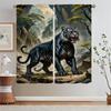 Tiger Descending Map Curtains Living Room Decoration Ready Curtains Cheap Things With Free Shipping for Home Partition Blinds