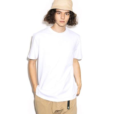 Goodwear USA Cotton Plain Pocket White (Goodwear) T-Shirt L)