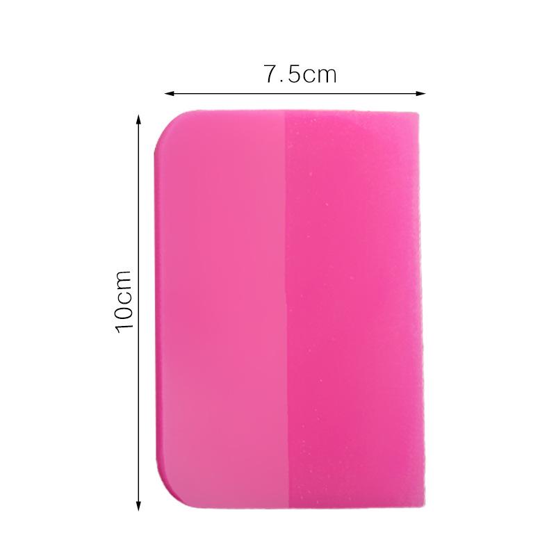 TPU Transparent Film Squeegee for Car Covers, Concave and Convex Surfaces, Soft Ox Tendon Scraper Blade