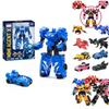 Miniforce X Lucybot Colorful 4 In 1 Transformer Car Robot Toy For Kids