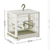 Bird Cages For Parrots With Standing Pole Detachable Tray Hook Handle, Plastic, Travel Bird Cage Portable, Birds Lightweight Parrots Cage,