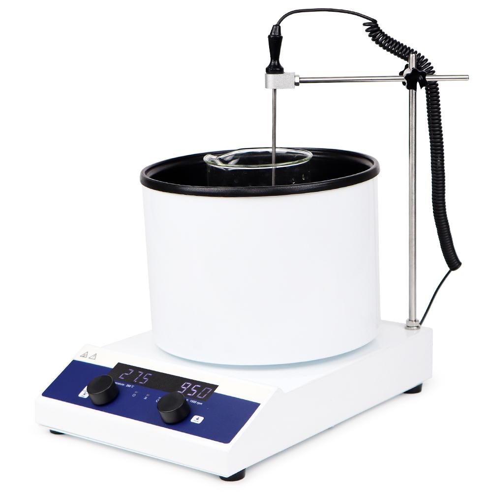 MS800GB Digital Magnetic Stirrer Lab Table Standing Heating Pot Mixer 3L Large Volume 1500rpm Chemistry Laboratory Equipment