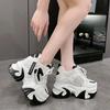 Fashion 2024 Women High Platform Sneakers New Summer Spring Non-slip breathable Shoes 10CM Thick Sole Casual Shoes Dad Sports Sneakers