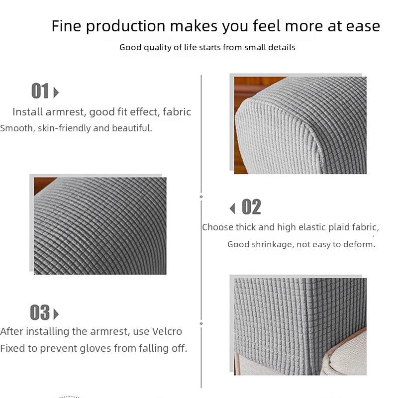 Elastisk sklisikret moderne sofaarmlenstrekk