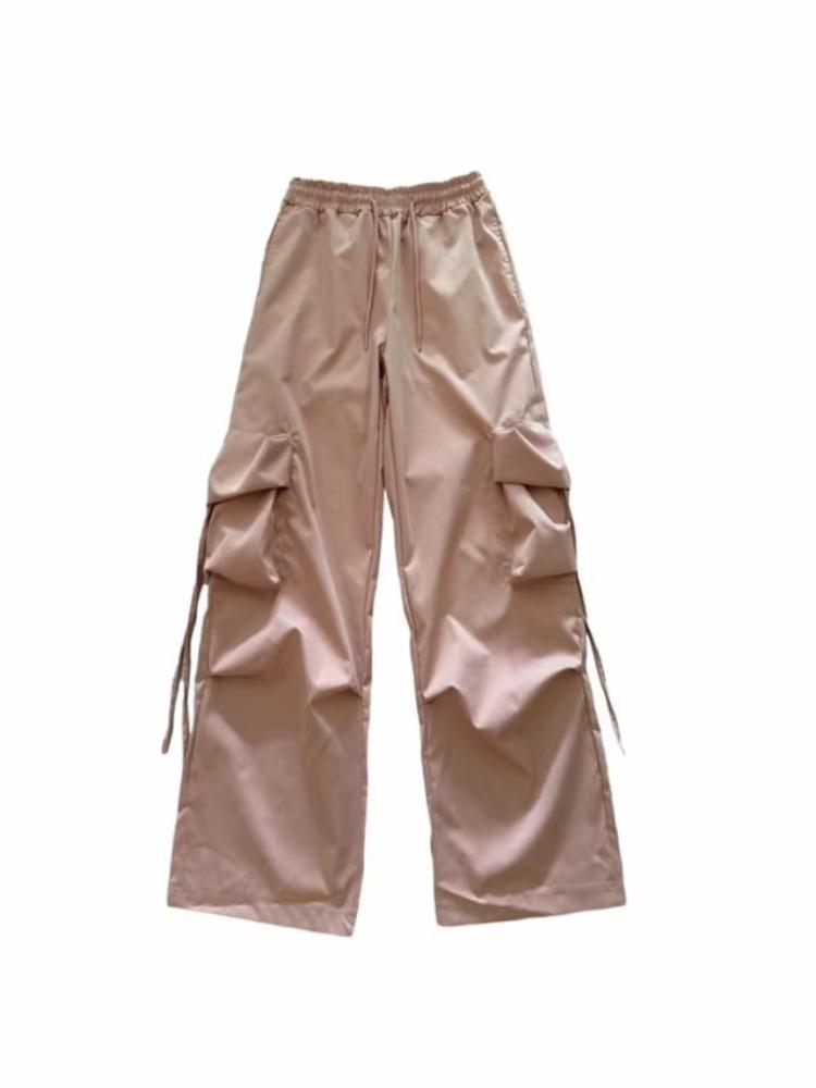 

Джазовый танец, милая одежда, брюки-карго, комплект, летняя повседневная розовая танцевальная одежда, брюки, женские спортивные брюки-карго с высокой талией, широкие брюки 3XL розовый