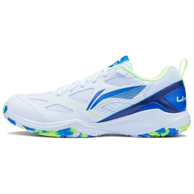 Li-Ning Jifeng Lite Unisex Badminton Shoes White Blue AYTU025-2 40