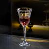 Europäischer Palaststil Champagnerglas Hoher Stiel Cocktail Martini Diamant Weinkelch Kristallähnliches Barware Set für Party Hochzeit