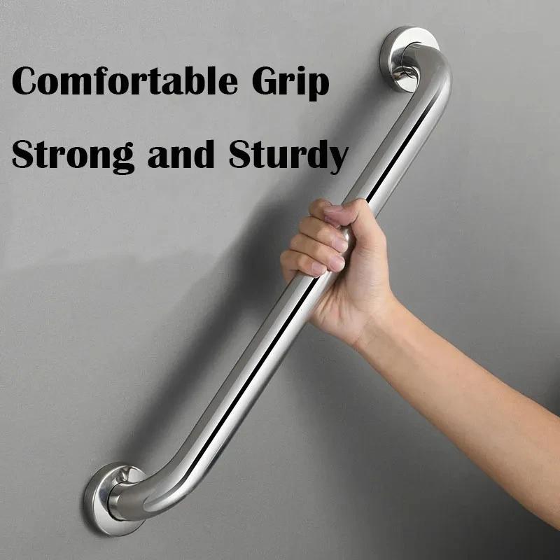 Bathroom Tub Toilet Handrail Grab Bar Shower Safety Support Handle Towel Rack Hower Handle Safety Helping Handle Towel Rack