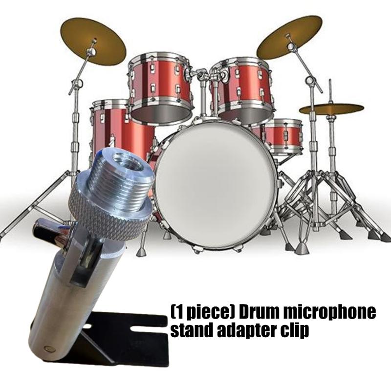 Bass Drum Microphone Stand Adapter Clamp for Secure Mounting Light weight with Precise 22mm Fit and Shockproof