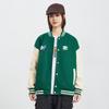 Women's Color Block Loose Baseball Jacket