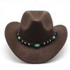 Classic Cowboy Fedora Hat For Men Women With Sun Protection And Breathability