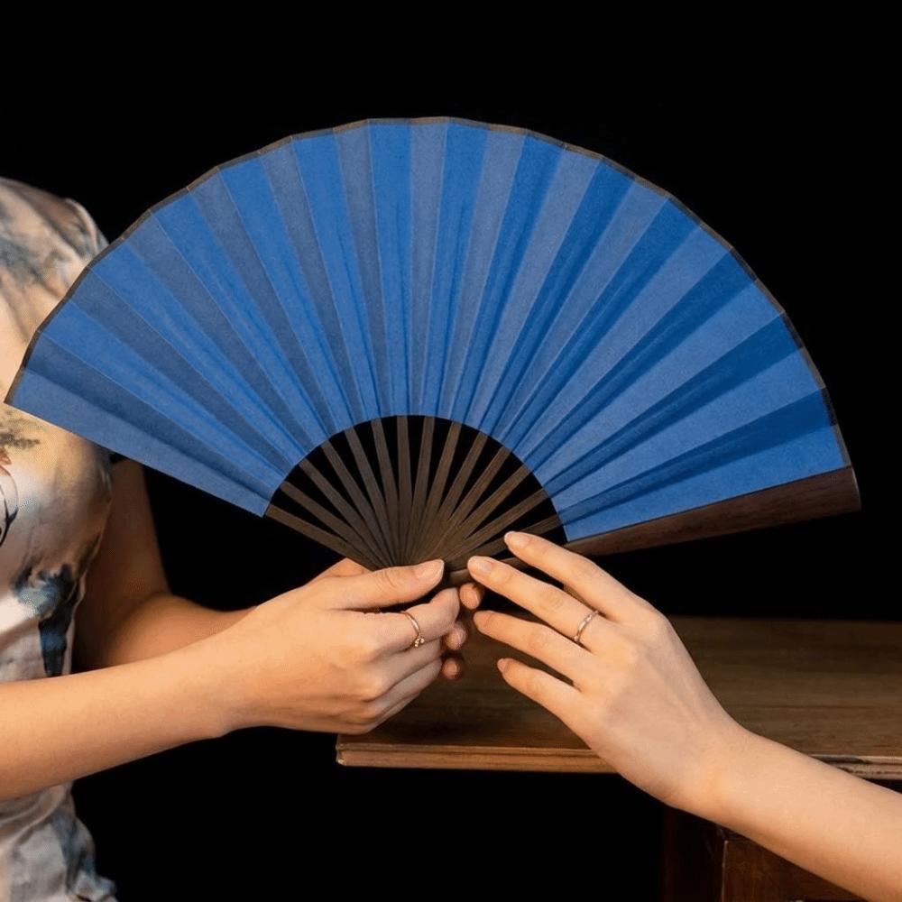 Handwritten Calligraphy Bamboo Folding Fan Antique Style Hand Fan Dance Fan  Calligraphy Painting