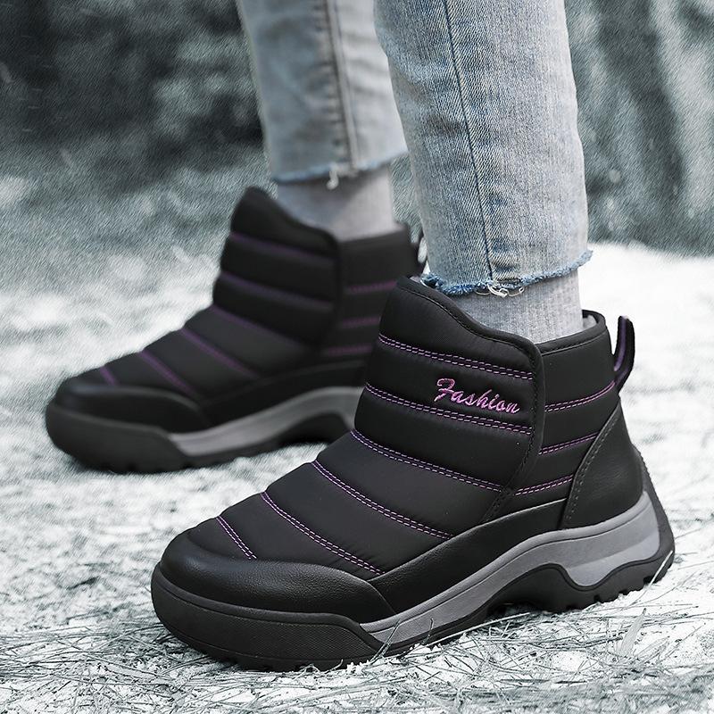 

Snow Women s Boots Flat Women Shoes Platform Ladies Shoes Soft Ankle Boots Fashion Women s Winter Shoes Boots Botas Mujer 42