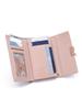 Women's 2025 Medium Wallet: Large Capacity Leaf Embroidery Flower Coin Purse & Card Holder Clutch