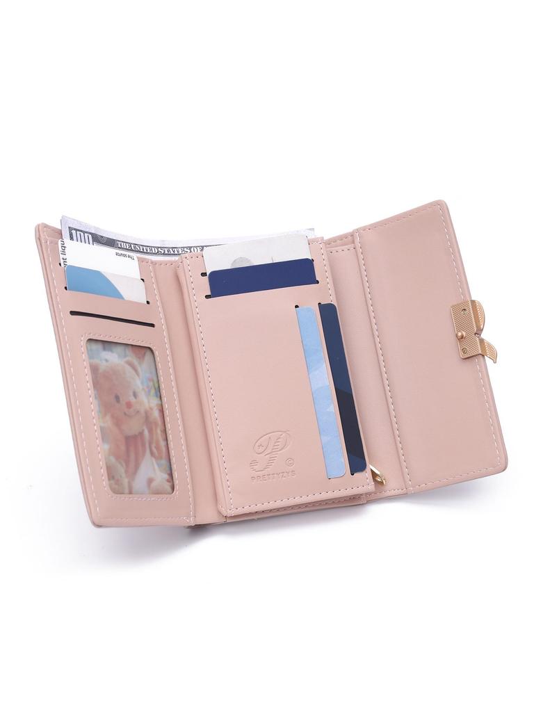 Women's 2025 Medium Wallet: Large Capacity Leaf Embroidery Flower Coin Purse & Card Holder Clutch
