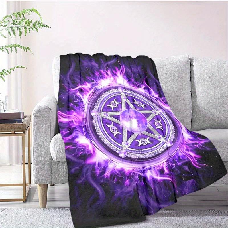 Pentagram Divination Blanket Household Multipurpose Blanket Used For Chair Sofa Bed Soft And Warm Giving Friends And Relatives Birthday Graduation