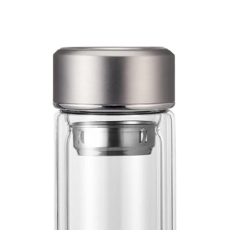 Kobach Crystal Steel Glass Water Bottle