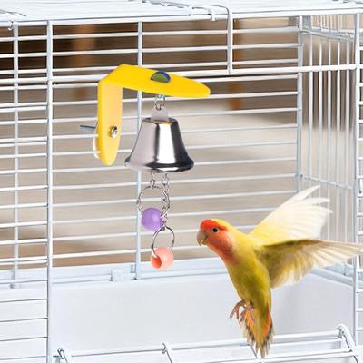 1 Stück Papageienglockenspiel Spielzeug Vögel Kauen Hängende Schaukel Käfig Spielzeug Biss Zubehör Wellensittich Perlen Nymphensittich Spiel Haustier Vogel Zubehör