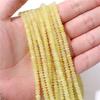 2X4MM Natural Abacus Stone Beads Blue Green Pink Flat Rondelle Beads for Jewelry Making Bracelets Necklace Accessories Wholesale