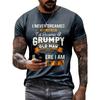 Camiseta com Estampa Digital 3D Adolescente Masculino Manga Curta Versátil Respirável