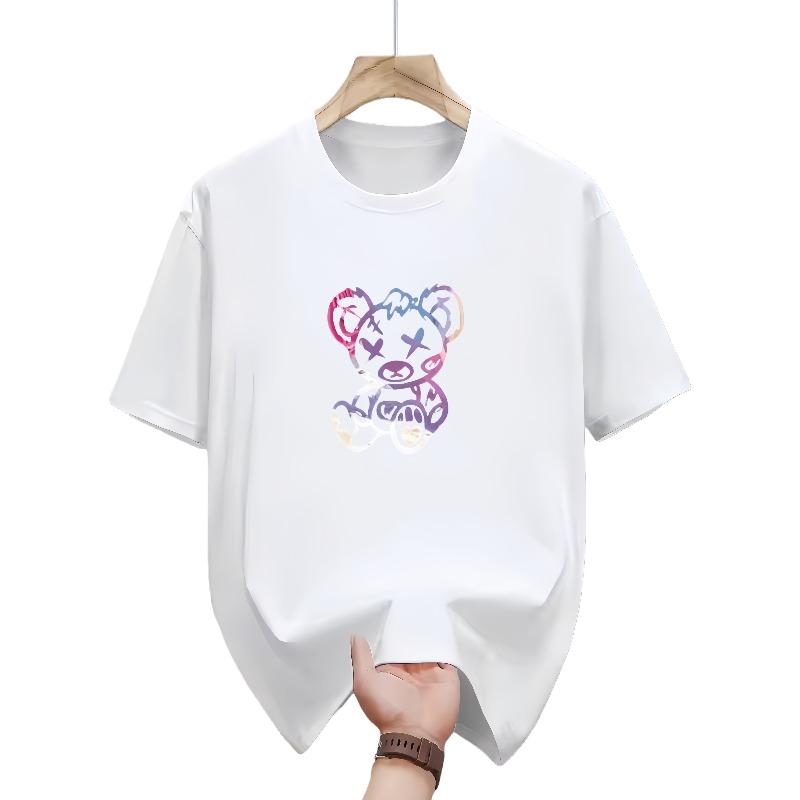 2025 new style fashionable mens and womens roundneck shortsleeved printed Tshirt summer casual Tshirt