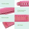 Plastic Harmonica Kids Music Instrument Educational Musical Toy for Children (Red)