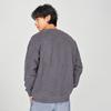 Lee Comfortable Round Neck Spliced Structural Design Versatile Sweatshirt Men Sweatshirt Iron-Gray LMT007822204573A05984