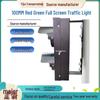 100 LED Red/Green Traffic Signal Light for School Playground, Parking Lots & Lanes