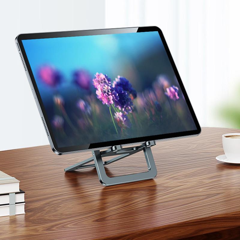 Cell Phone Stand Folding Aluminum Alloy Tablet Holder Bracket Portable Travel Holder